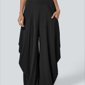 Halara NWT Elegant Black Women's Wide-Leg Pants